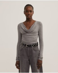 Witchery - Cowl Neck Long Sleeve Top