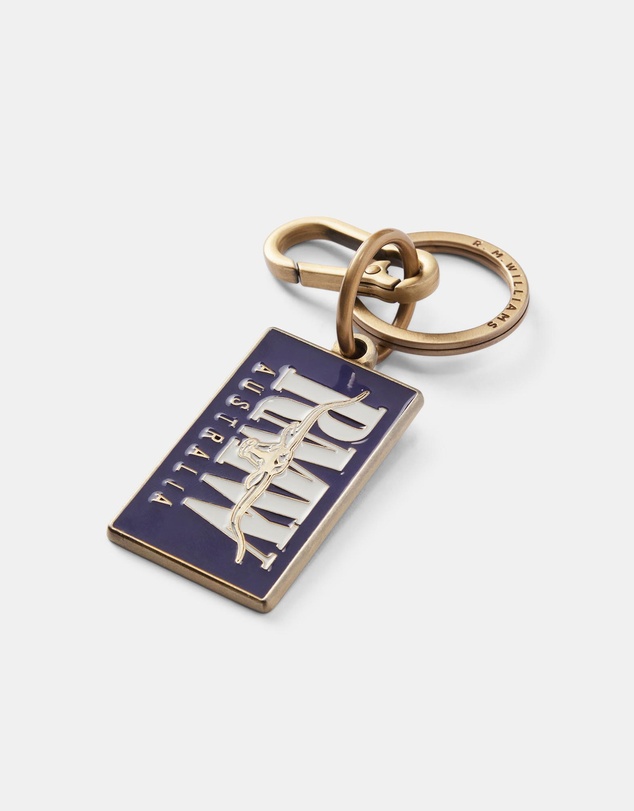 R.M.Williams - Heritage Logo Enamel Keyring