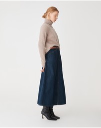 Forcast - Jada Notch Hem Turtleneck Knit