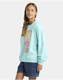 Roxy - Girls 4 to 16 Lineup Crew Neck