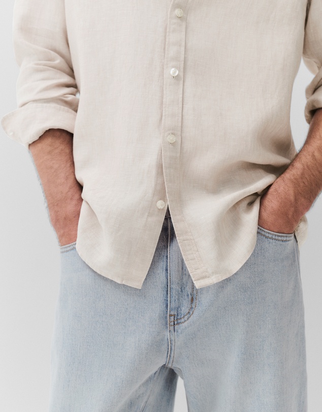 UNISON - Linen Regular Fit Shirt