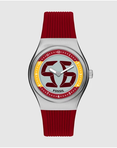 Fossil - Archival Big Tic Red Analogue-Digital Watch