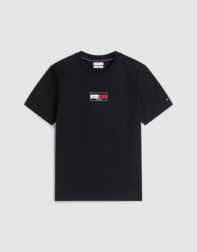 Tommy Hilfiger - Flag Logo Crew Neck T-Shirt