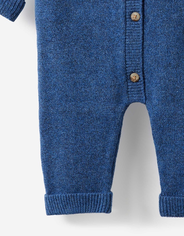 Cotton On Kids - Baby Organic Blend Knit Long Sleeve Romper