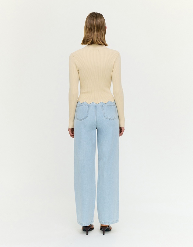 Staple the Label - Gia Crop Knit Top
