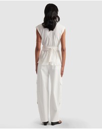 Decjuba - Tia Knot Front Top