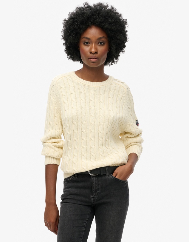 Superdry - Slouchy Cable Knit