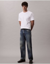 Calvin Klein - Embroidered Monogram Logo T-Shirt