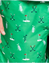 Sant And Abel - Men's Golf Green Swim Shorts