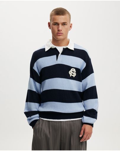 NAVY BOLD STRIPE