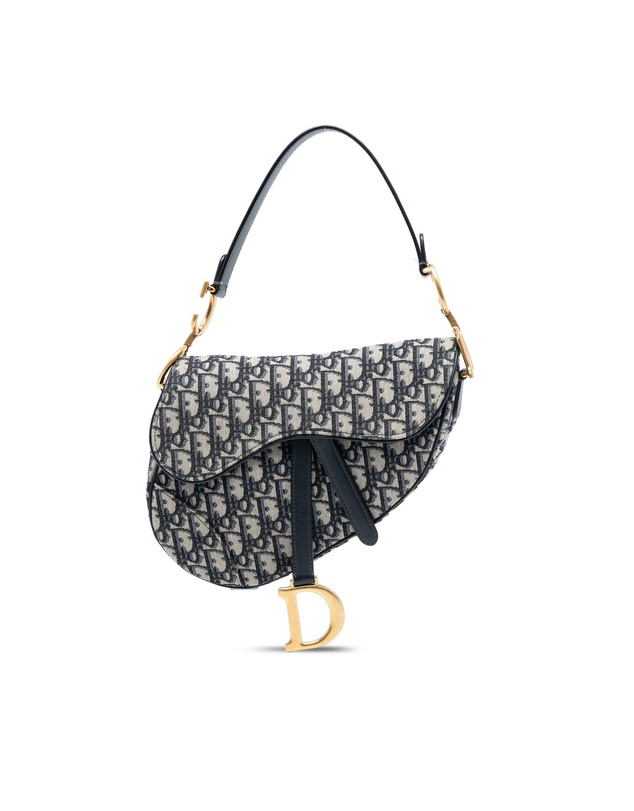 Pre-Loved by Azura Reborn - Pre-Loved Oblique Canvas Saddle Bag