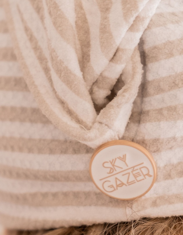 Sky Gazer - Quick Dry Hair Wrap- Blush