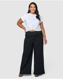 Indigo Tonic - Luxe Wide Leg Comfort Waist Jean