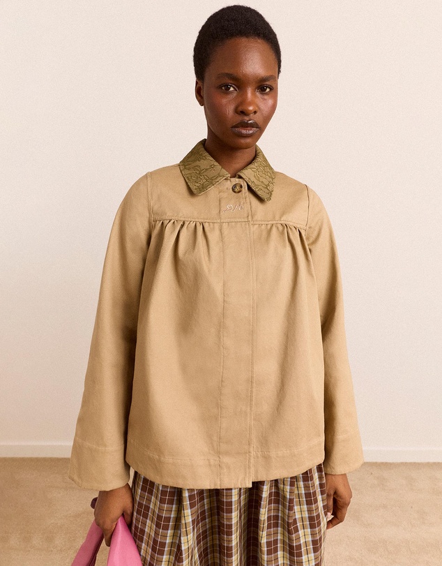 Damson Madder - Mini Mercedes Reversible Coat