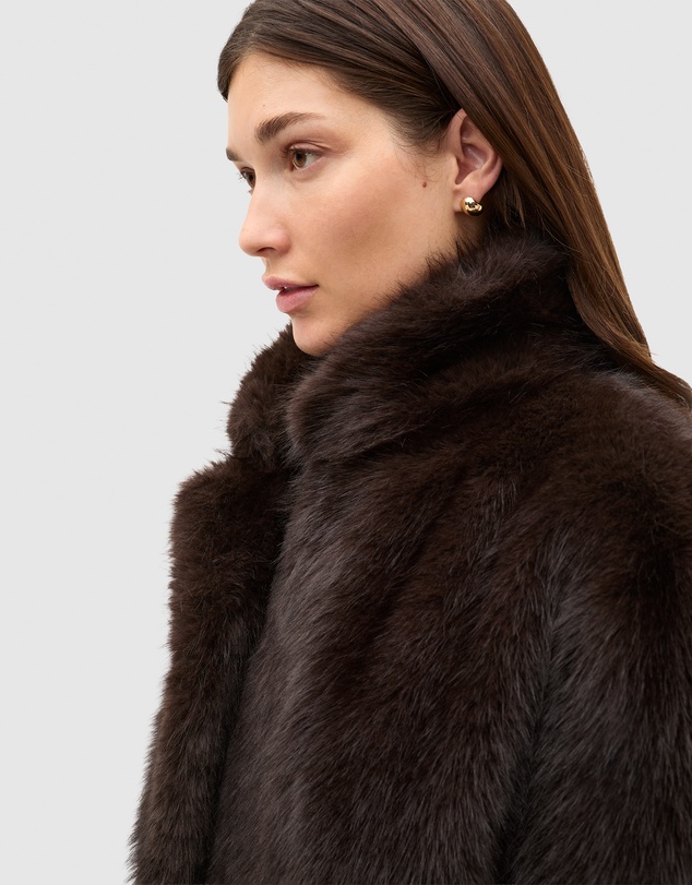 Seed Heritage - Maxi Faux Fur Coat