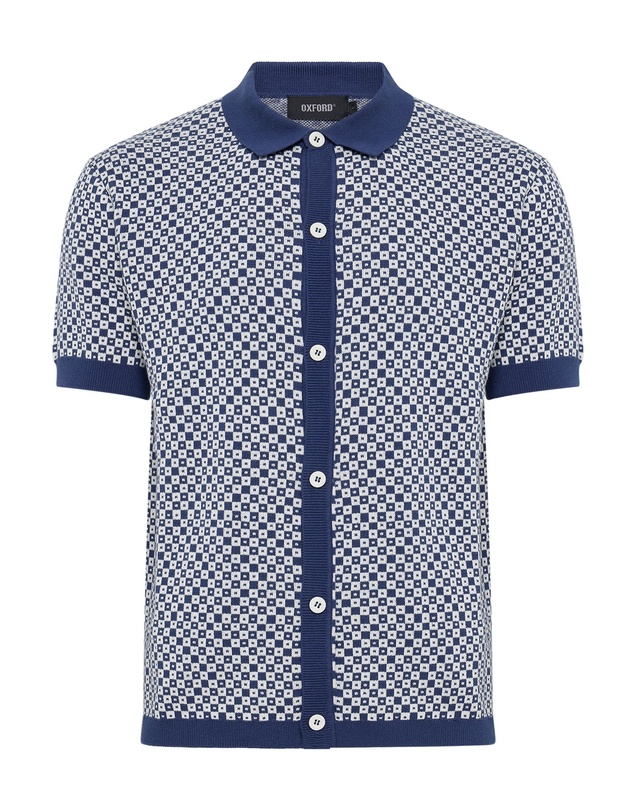 Oxford - Jacob Jacquard Polo