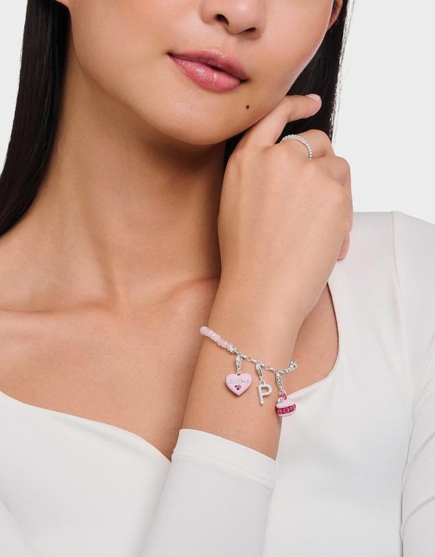 THOMAS SABO - Charm Pendant Pink Raspberry Macaron