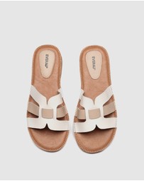 EVERAU - EverAU Ugg Women Sandals Cow Suede Upper Sandals