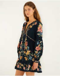 Farm Rio - Maira Floral Mini Dress