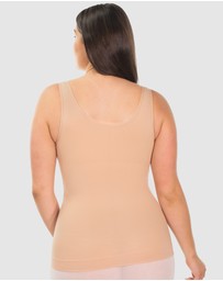 B Free Intimate Apparel - Curvy Ultra Light Shaping V-Tank