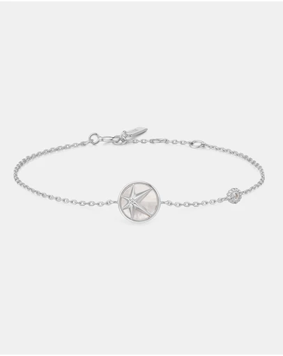 Ania Haie - Ania Haie Silver Star Mother-of-Pearl Bracelet