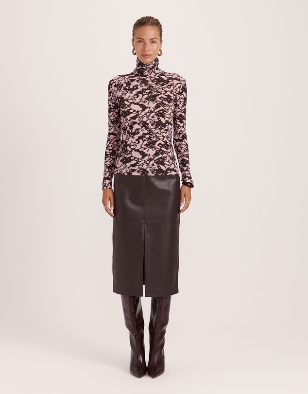 SABA - Truffle Wool Long Sleeve Top