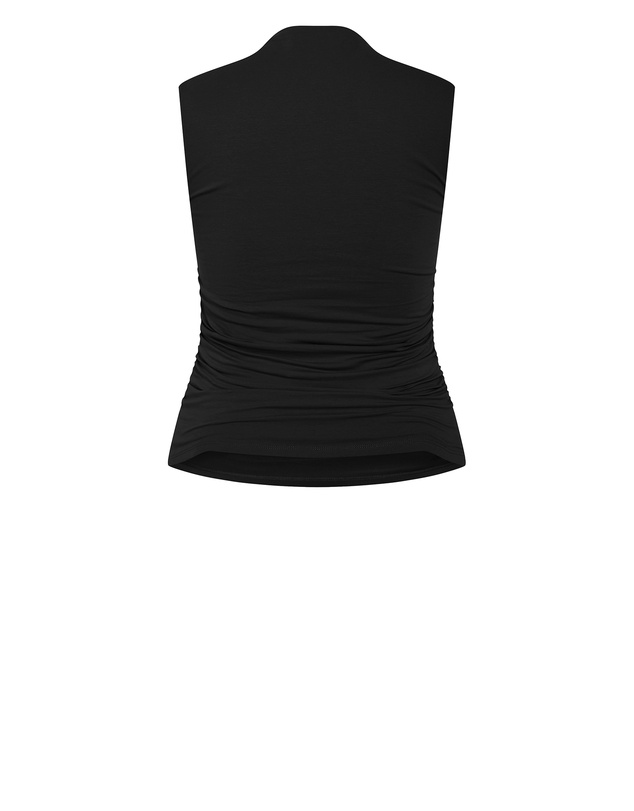 City Chic - Plus size Milly Tank - black