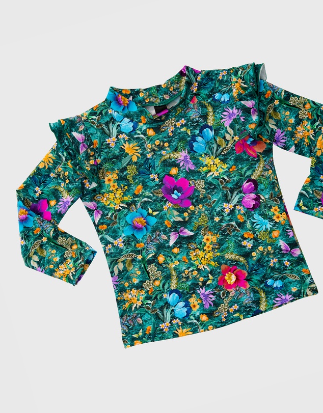 Aqua Blu Kids - Elm Long Sleeve Rash Vest - Babies