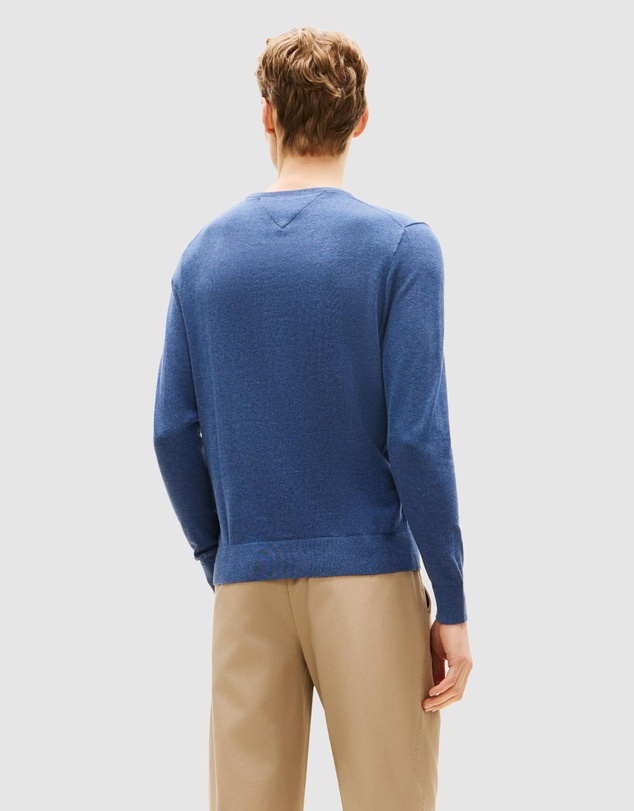 Tommy Hilfiger - Flag Embroidery Crew Neck Jumper