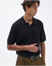 AERE - Organic Cotton Short Sleeve Polo