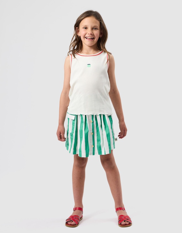 Goldie + Ace - Rib Apple Tank - Babies-Kids