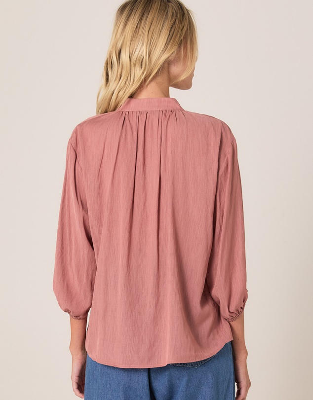 Fate + Becker - Shae Split Neck Blouse