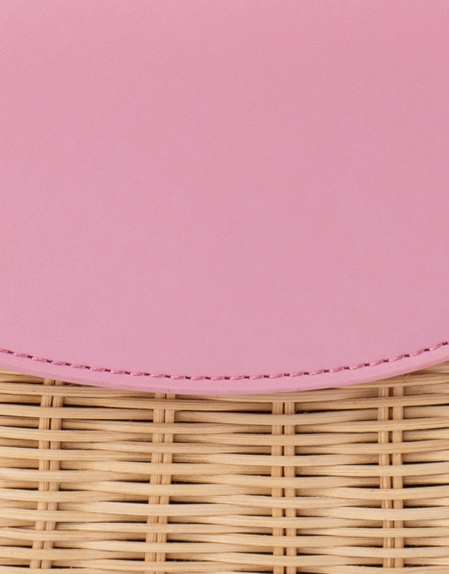 Olga Berg - Elle Wicker Top Handle