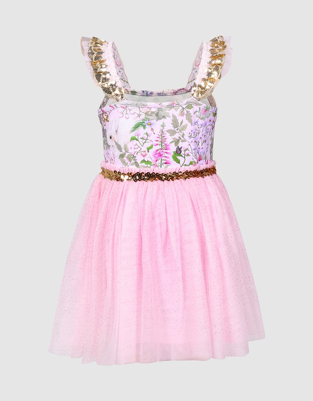 Fleur Harris - 'Heirloom Treasures' Amelie Dress in Pink Multi