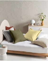 Linen House - Augusta 500TC Cotton Sateen European Pillowcase