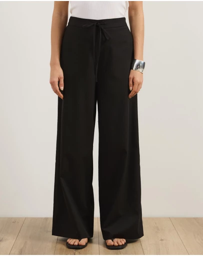 Atmos&Here - Rubi Straight Leg Linen Blend Pants