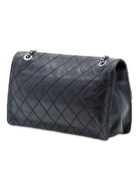 Pre-Loved by Azura Reborn - Pre-Loved Embossed CC Quilted Aged Calfskin Reissue 2.55 Single Flap 227