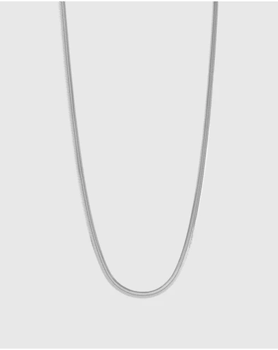 Najo - Celestine Fine Silver Necklace (45cm+ext)