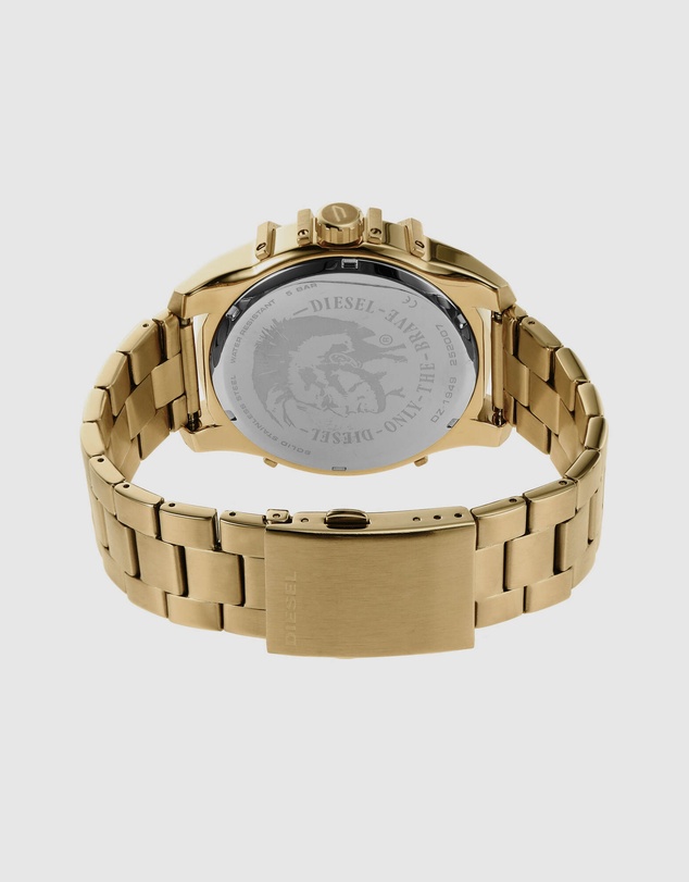 Diesel - Caged Gold-Tone Analogue Watch DZ1949