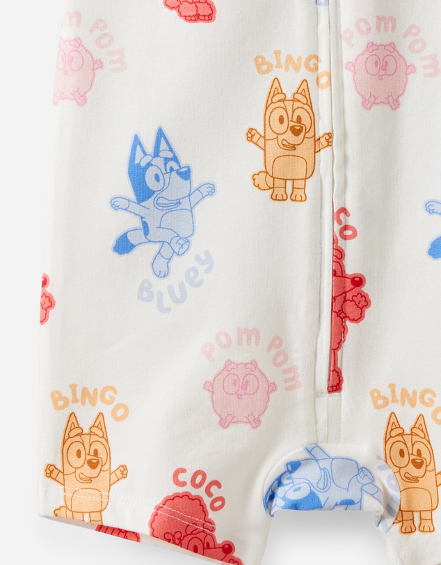 Cotton On Kids - Growie Short Sleeve Zip Romper - License