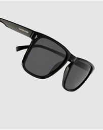 Hawkers Co - HAWKERS - Polarized Black Dark DUST Sunglasses for Men and Women UV400