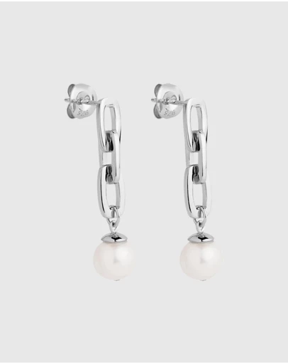 Najo - Clair de Lune Silver Earrings