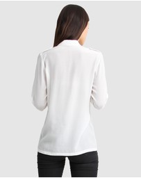 Belle & Bloom - Eclipse Rolled Sleeve Blouse