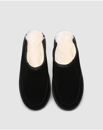 EVERAU - Australian Shepherd Ugg Bred Slipper Cow Suede Upper House Shoes
