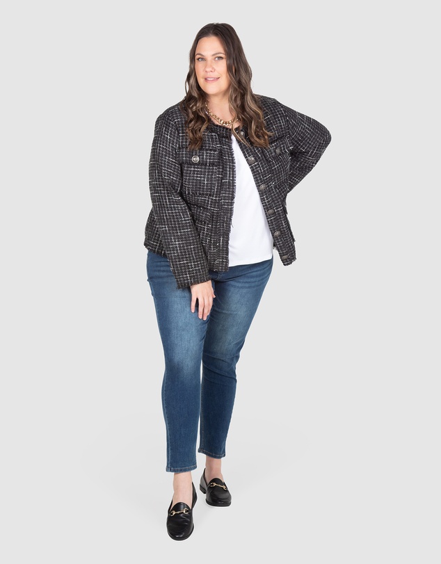 Love Your Wardrobe - Evie Boucle Jacket