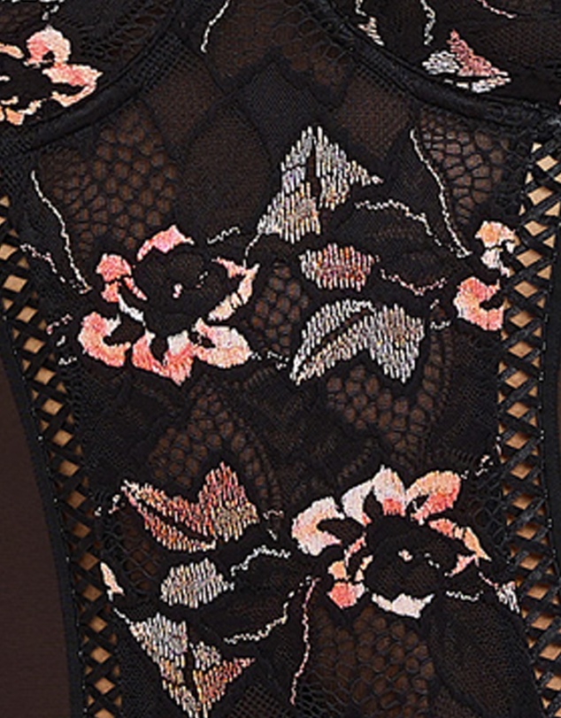 Sans Complexe - Arum Cabaret Underwired Lace Bodysuit
