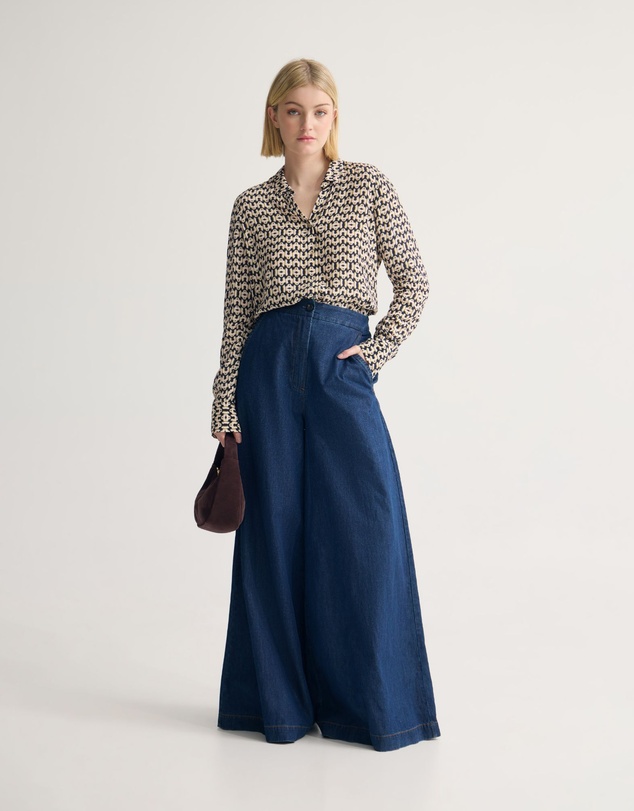 Oxford - Poppy Printed Blouse