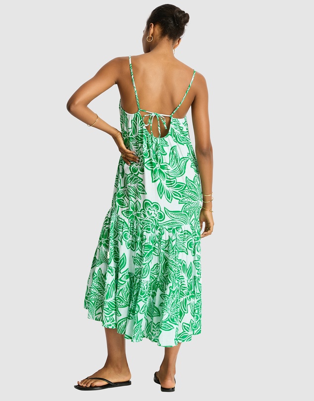 Sea Level Australia - Palmera Resort Tiered Midi Sundress