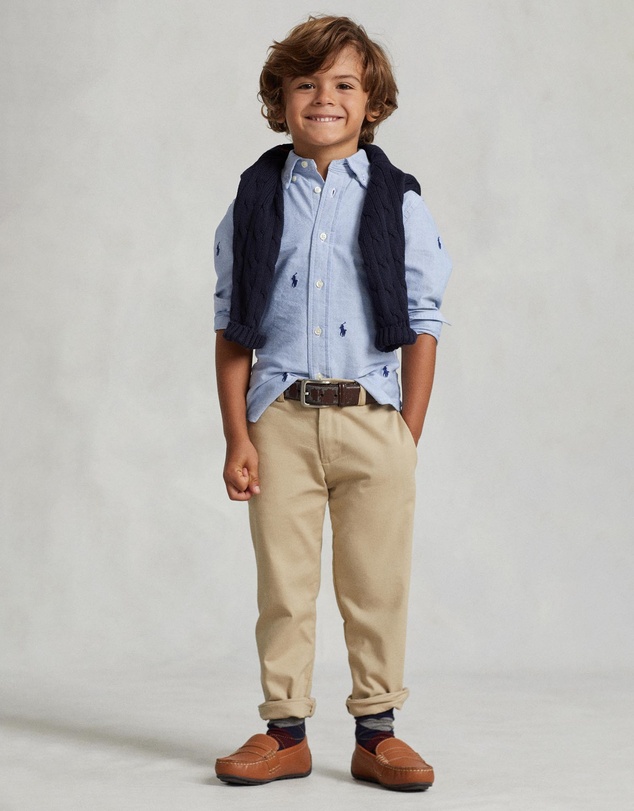 Polo Ralph Lauren - Polo Pony Cotton Oxford Shirt -Kids