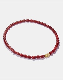 THOMAS SABO - THOMAS SABO Elyndra Necklace with Red Agate Beads